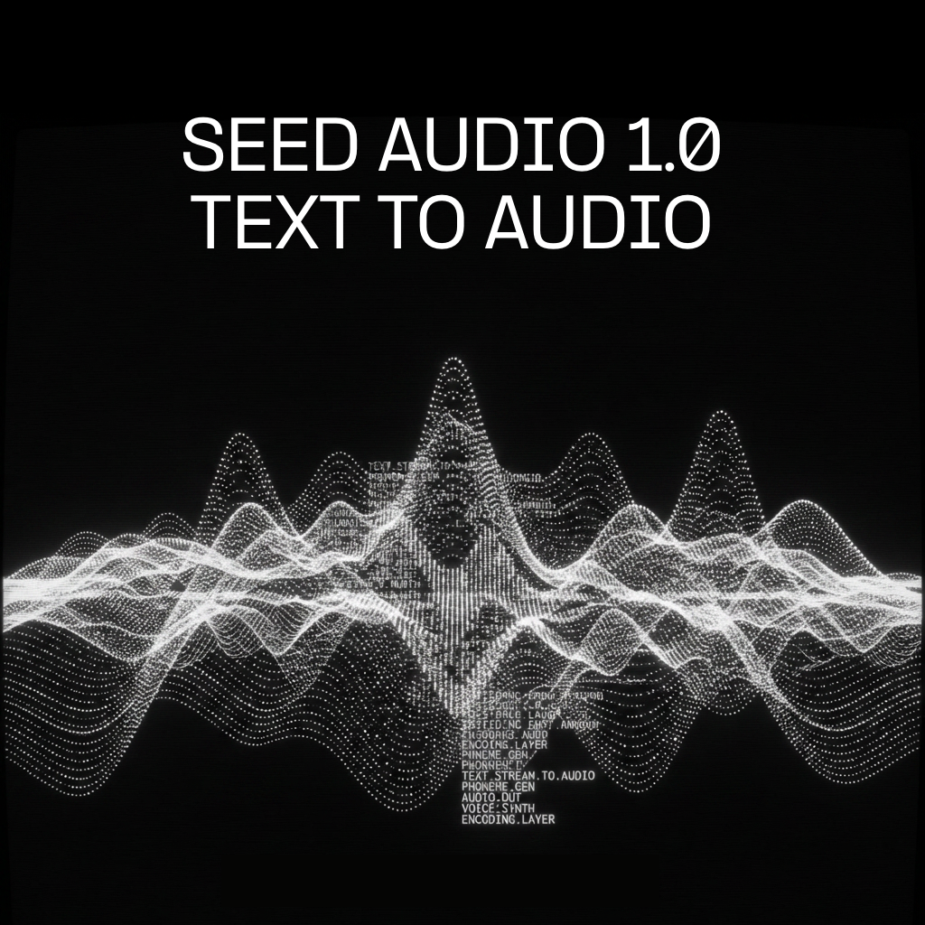 Seed Audio 1.0 文本转音频预览