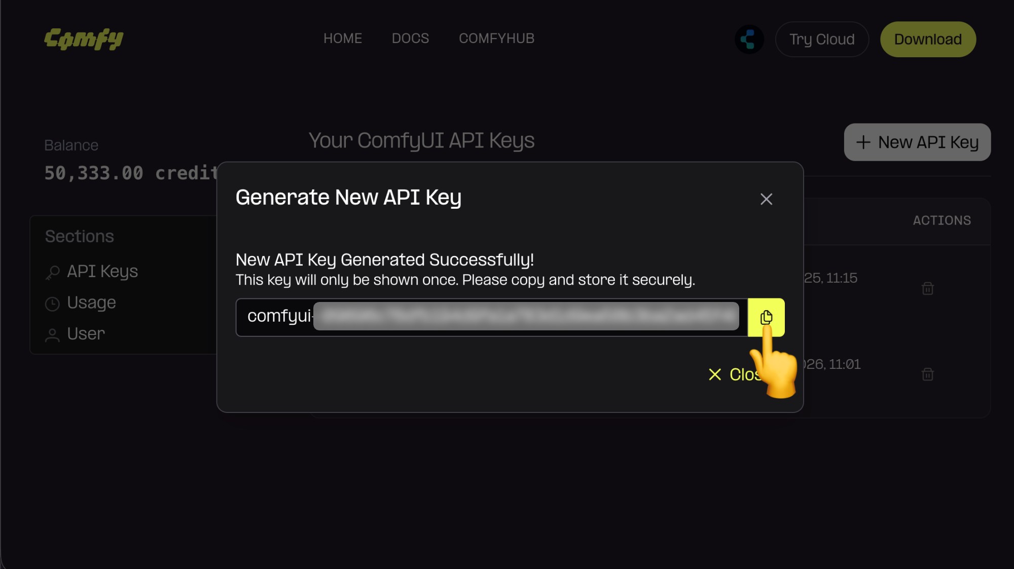 获取 API Key